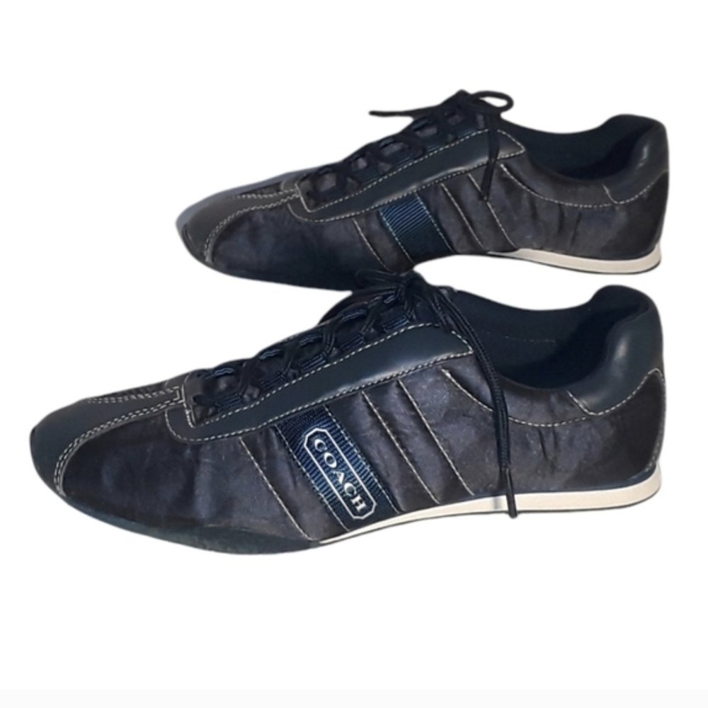 Coach Kirby Women's Navy Lace-Up Sneakers